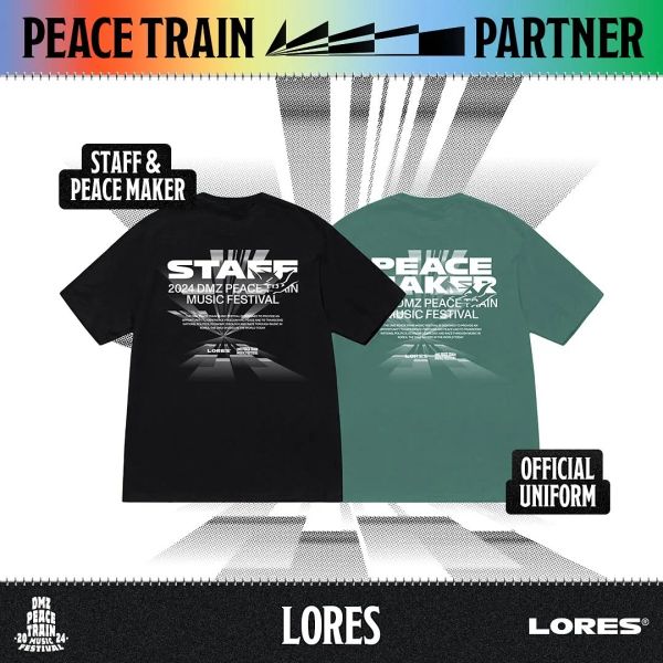 LORES x DMZ 피스트레인 (스탭/피스메이커 티셔츠)