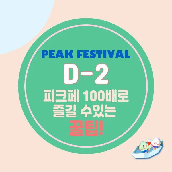 피크페 100배 즐기는 꿀팁